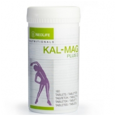 Kal-Mag Plus D - "NeoLife" kalcio, magnio ir vit. D3 mitybos papildas (180 tablečių)