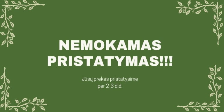 Nemokamas pristatymas Nemokamas pristatymas
